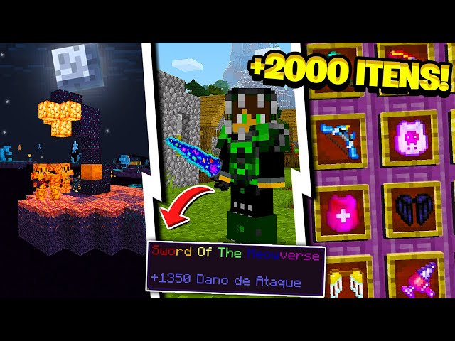 🔥 Mod of Randomness - +2000 ITENS, MOBS, BIOMAS E MUITO MAIS! Minecraft Bedrock (MCPE)