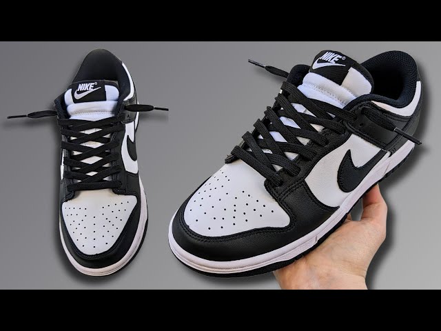 HOW TO LACE NIKE DUNK 1 LOWS LOOSELY (BEST WAY!)