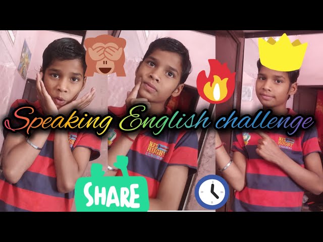 SPEAKING ENGLISH CHALLENGE WITH MY BROTHER 🤣🤣 /24 hours  challenge videos #challenge #viral