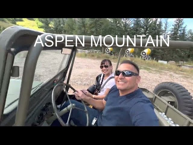 Aspen Mountain Trail in a old Willys Jeep 1948 CJ2A