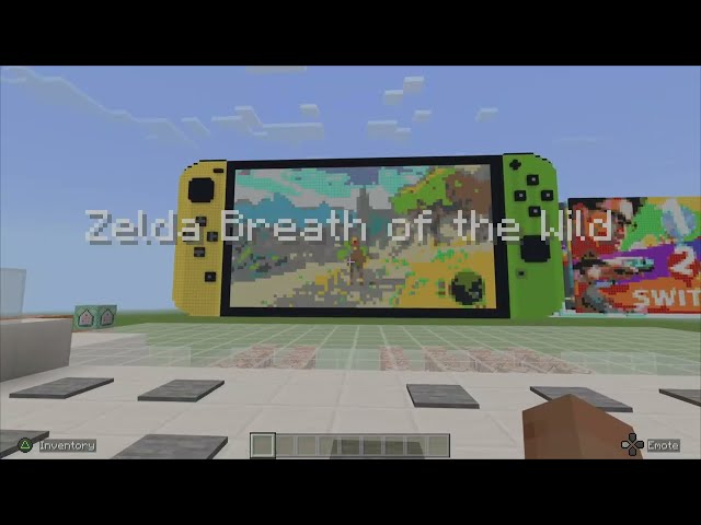 I did a nintendo switch mod in Minecraft