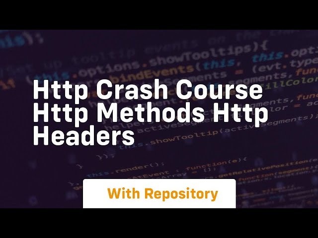 http crash course http methods http headers