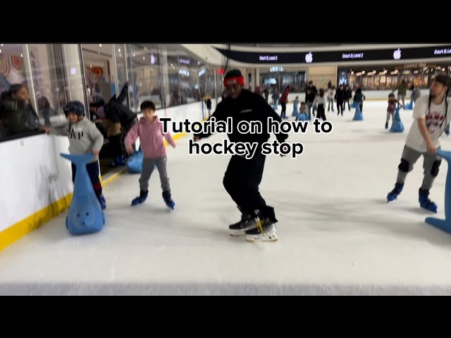 HOW TO MASTER THE HOCKEY STOP IN FEW EASY STEPS