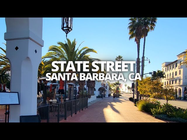 Exploring State Street in Santa Barbara, California USA Walking Tour #statestreet #santabarbara