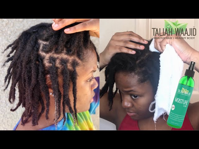 Taliah Waajid Moisture Clenz Review on Locs | How to Prevent ITCHY Scalp in Between Washes |