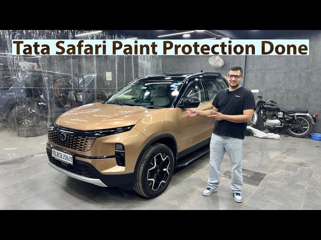 Ultimate Tata Safari Paint Protection at Bharat Car Detailing | "Unmatched Shine & Durability!”