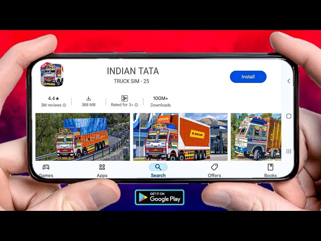 (350MB) Download India Realistic  Tata 3718 Truck Game in Android For Playstore Free