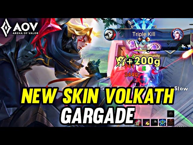 AOV : NEW SKIN VOLKATH GARGADE GAMEPLAY - ARENA OF VALOR LIÊNQUÂNMOBILE ROV