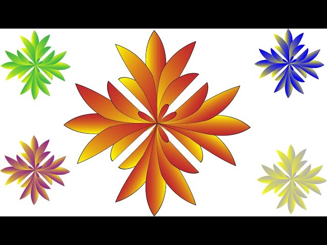 How to make Flower Design in Adobe Illustrator Tutorial Bangla 2025