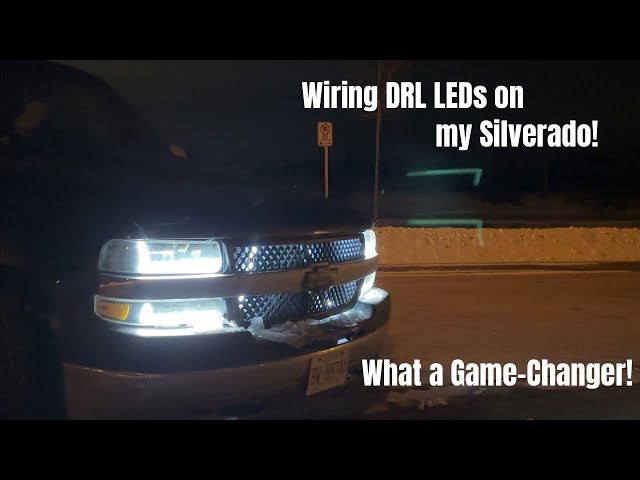 Installing DRL LEDs on My Silverado – Crazy Before & After!