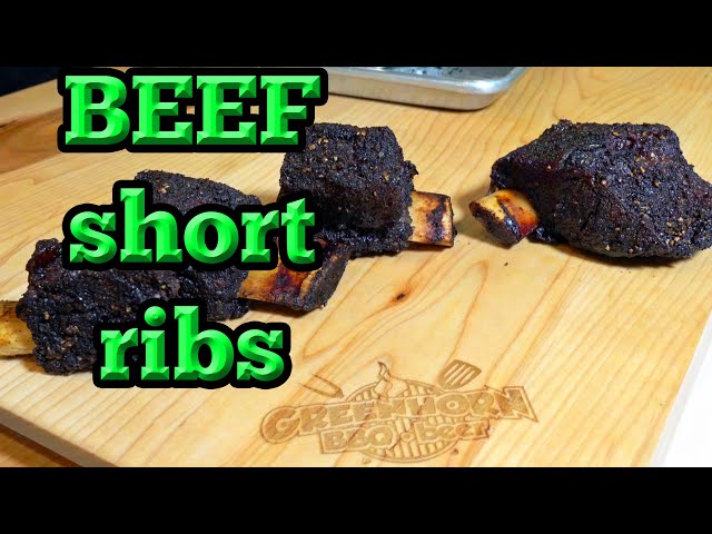 Best Barbecue Beef Short Ribs recipe on a Traeger Pellet Grill