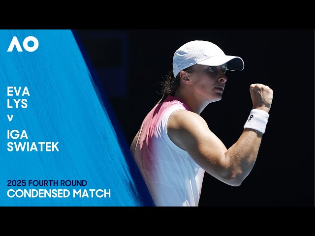 Eva Lys v Iga Swiatek Condensed Match | Australian Open 2025 Fourth Round