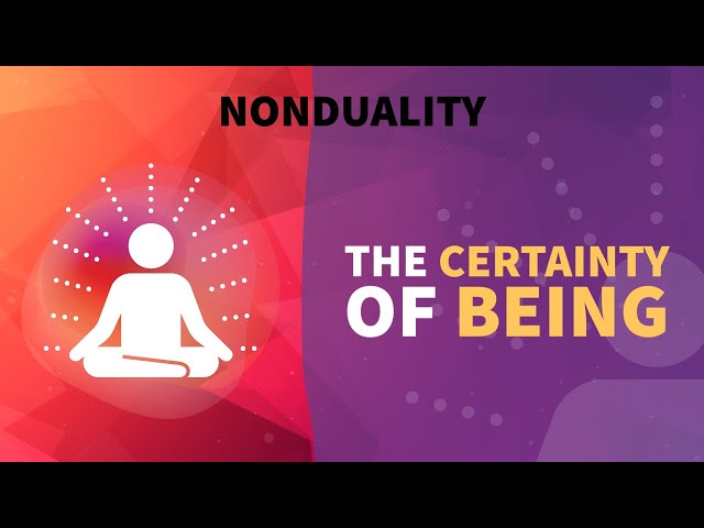 Engaging with the certainty of being | clip from the #nonduality podcast