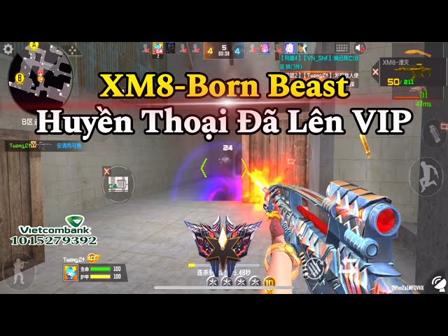 CF Mobile | XM8-Born Beast Huyền Thoại Cá Mập Đã Update Lên VIP Quá Đã Hàng Sưu Tầm Thui | Tường CT