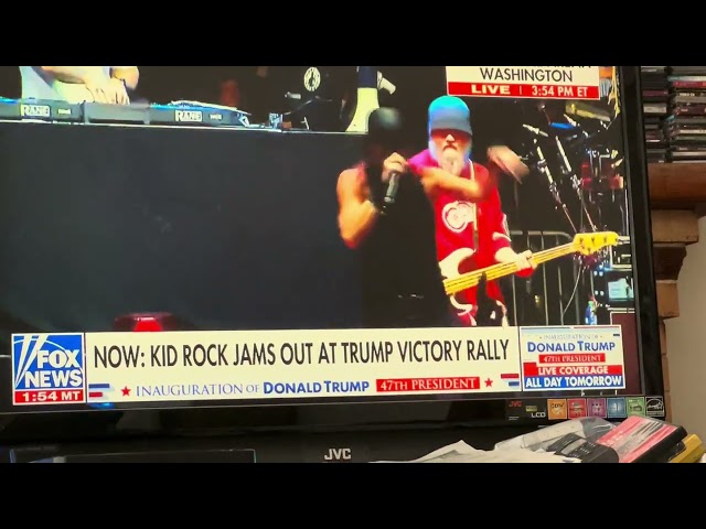 Kid Rock jam out Trump Victory Rally 1-19-25 part one