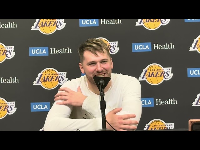 Luka Doncic Talks Lakers Debut, Playing With LeBron James