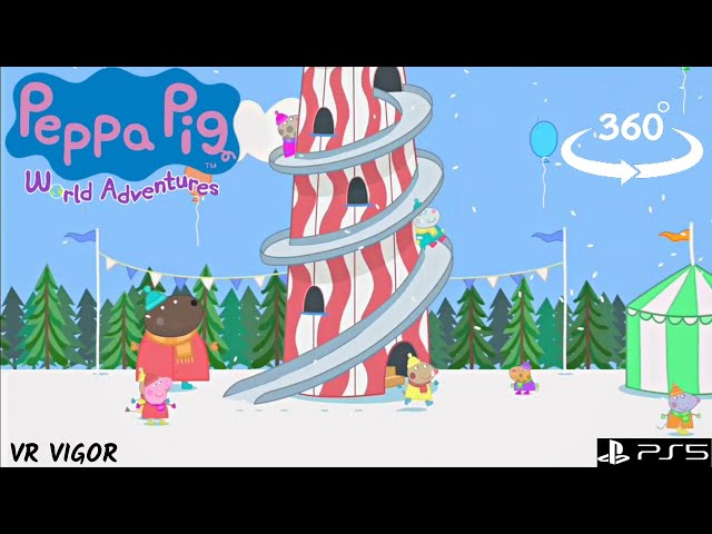 Watch Peppa Pig Going to Theme Park #peppapigenglish #ps5games #360vr