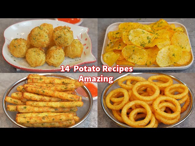 14 Amazing Potato Recipes!! Collections ! French Fries , Potato Chip , Potato Snack, Potato Sticks