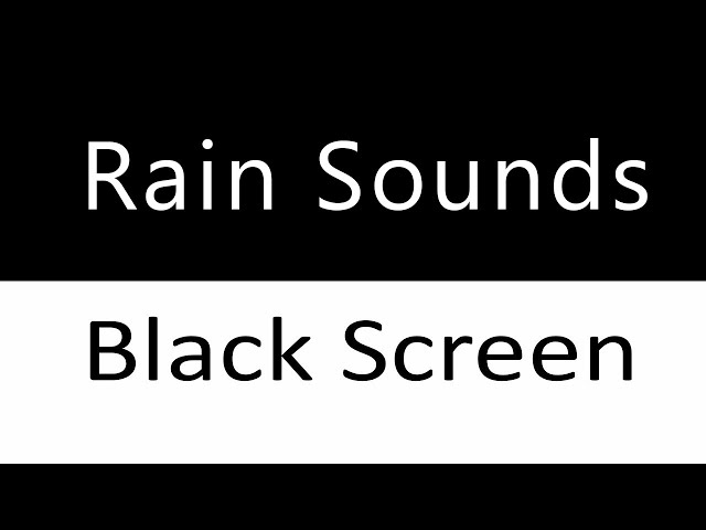 Sound For Deep Sleep With Heavy Rain And Strong Thunder | BLACK SCREEN To Relaxing, Study