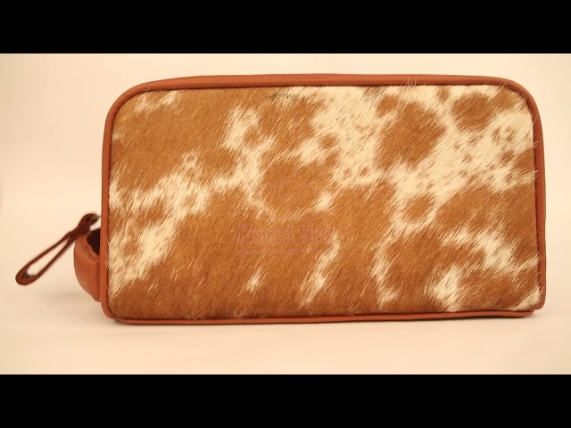 Western Cowhide Leather Crossbody Purse Bag Handbag  Fur Real Cow shoots