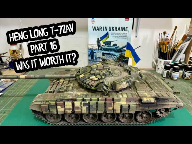 RC Tanks Heng Long 1/16th T-72 ERA FUEL STAINS, RUST, & EXHAUST SOOT TUTORIAL UKRAINIAN T-72AV Pt 16