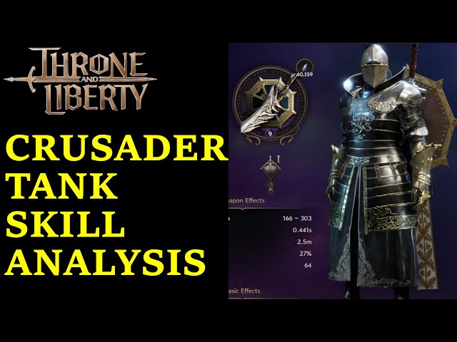 PVE Crusader Tank Skill Guide (Throne and Liberty)