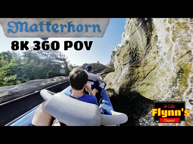 Disneyland's Matterhorn Bobsleds 8K VR 360 POV