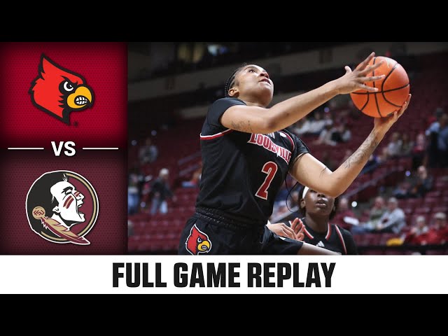 Louisville vs. Florida State Full Game Replay | 2024-25 ACC Women's Basketball