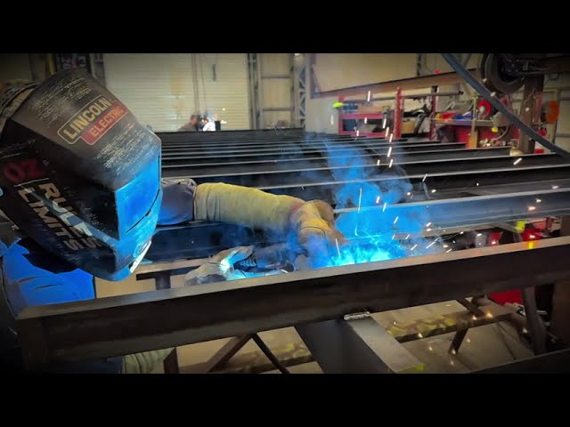 Welder at work