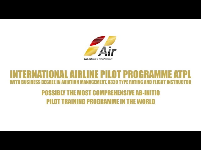 INTERNATIONAL AIRLINE PILOT PROGRAMME ATPL with Business Degree, Type Rating A320 & FI (A) | One Air