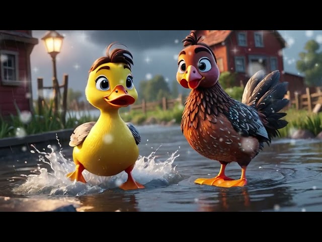 The Little Duck and Hen| Song | Kids rhymes and poems | Chu Chu UTV | For Kids