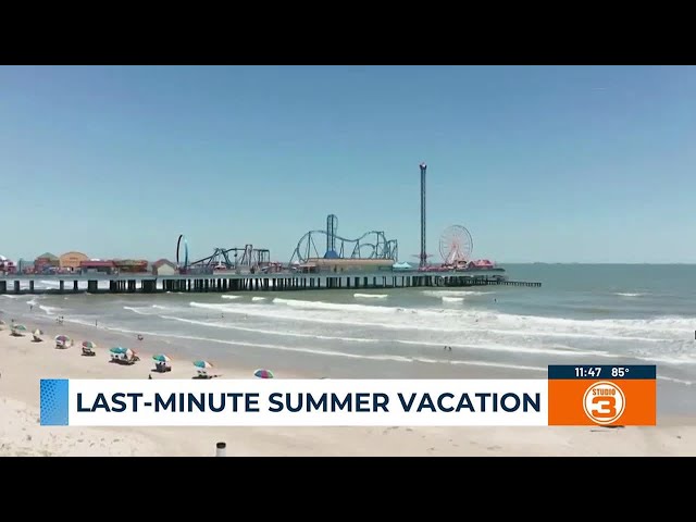 Last-minute summer vacation