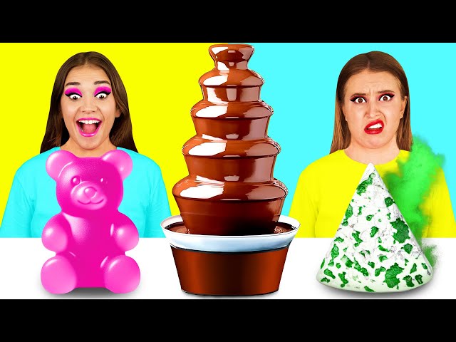 Chocolate Fountain Fondue Challenge | Delicious Recipes by TeenTeam Challenge