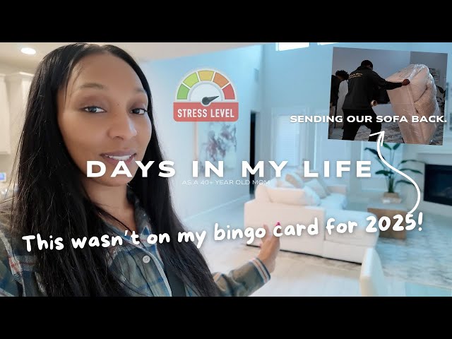 Managing Stress, Gym Workouts & Sofa Drama in Dallas, TX | Mom Life in My 40s Ep. 14