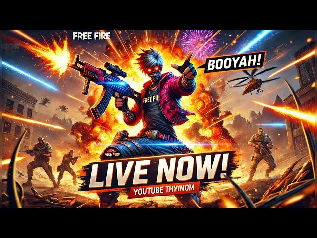 Free Fire Live 🔥 Booyah Time with FFIZBG! Join the Action! 10