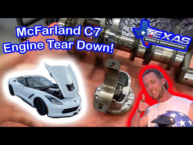 Cleetus McFarland C7 Engine Damage Report! NOT GOOD!