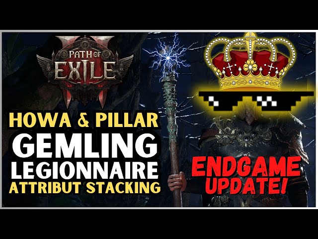 More Speed! Attribute Stacking Gemling Legionnaire Howa & Pillar MoM Build | Path of Exile 2