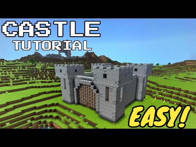 Minecraft Tutorial: How To Build A Castle!