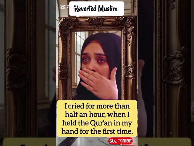 🌟 Emotional Revert Story | Holding the Quran for the First Time!