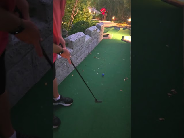 Unreal Mini-Golf Trick Shot Hack: Perfect Soft Bounce Off the Triangle, Inches from Sinking!