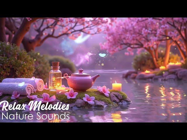 Spa Music and Water Sounds that Calm The Mind 🌺 Sleep Music, Relaxing Music