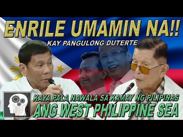 🔴 NAKU PO!!! REBELASYON ni ENRILE kay PANGULONG DUTERTE tungkol sa WEST PHILIPPINES SEA !