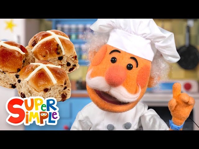 Hot Cross Buns | Nursery Rhymes | Super Simple Songs