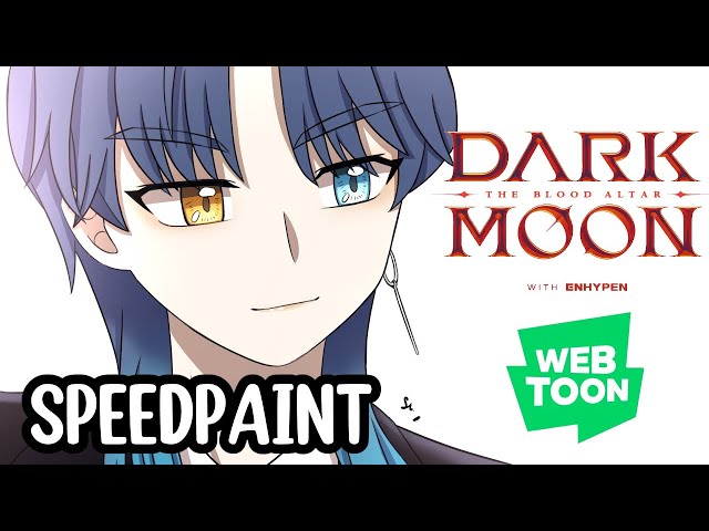 [SPEEDPAINT] Fanart of Solon from the WEBTOON DARK MOON: THE BLOOD ALTAR (Polaroid Love inspired)