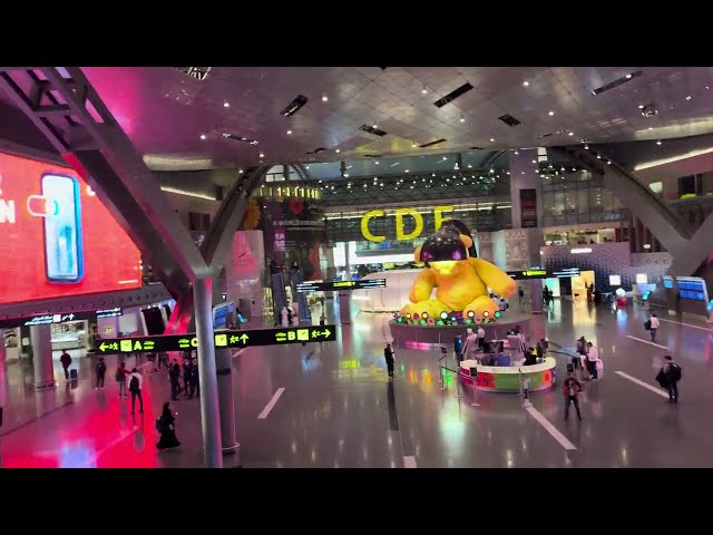 A Tour In Hamad International Airport, Doha, Qatar, February 3, 2024 at 20:24