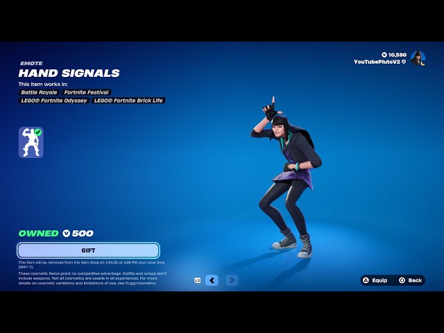 RARE HAND SIGNALS EMOTE IS BACK AFTER 587 DAYS! Fortnite Item Shop Today [January 30th, 2025]