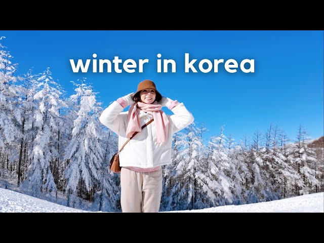 KOREA VLOG | solo day trip out of Seoul to Pyeongchang❄️