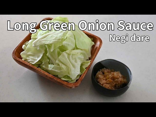 The Almighty Long Green Onion Sauce You Need – One Sauce, Endless Possibilities! aka Negi dare ネギだれ