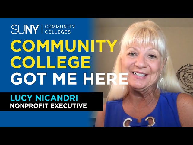 Lucy Nicandri, Nonprofit Executive | Cayuga Community College | #CommunityCollegeGotMeHere