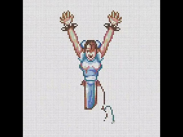 ✨ Let's Draw CHUN-LI in Pixel Art !!